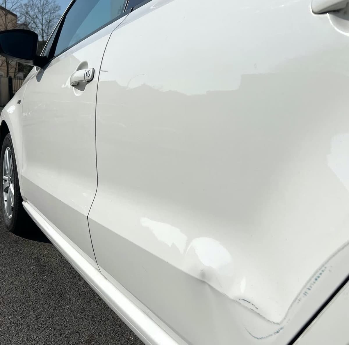 Carrosserie blanche décrassée en France — Après